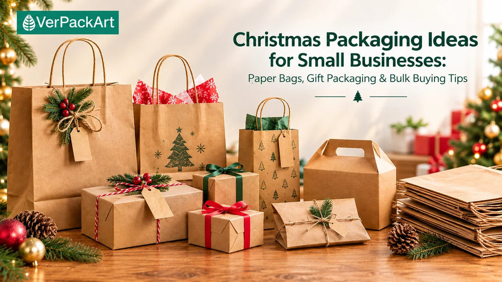 Weihnachtsverpackungsideen für kleine Unternehmen: Papiertüten, Geschenkverpackungen & Tipps für den Großeinkauf