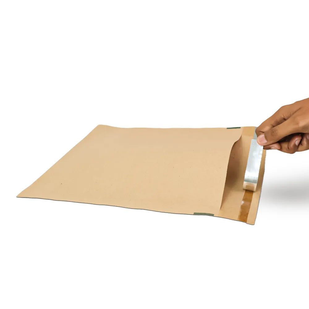 Papierversandtasche - braun