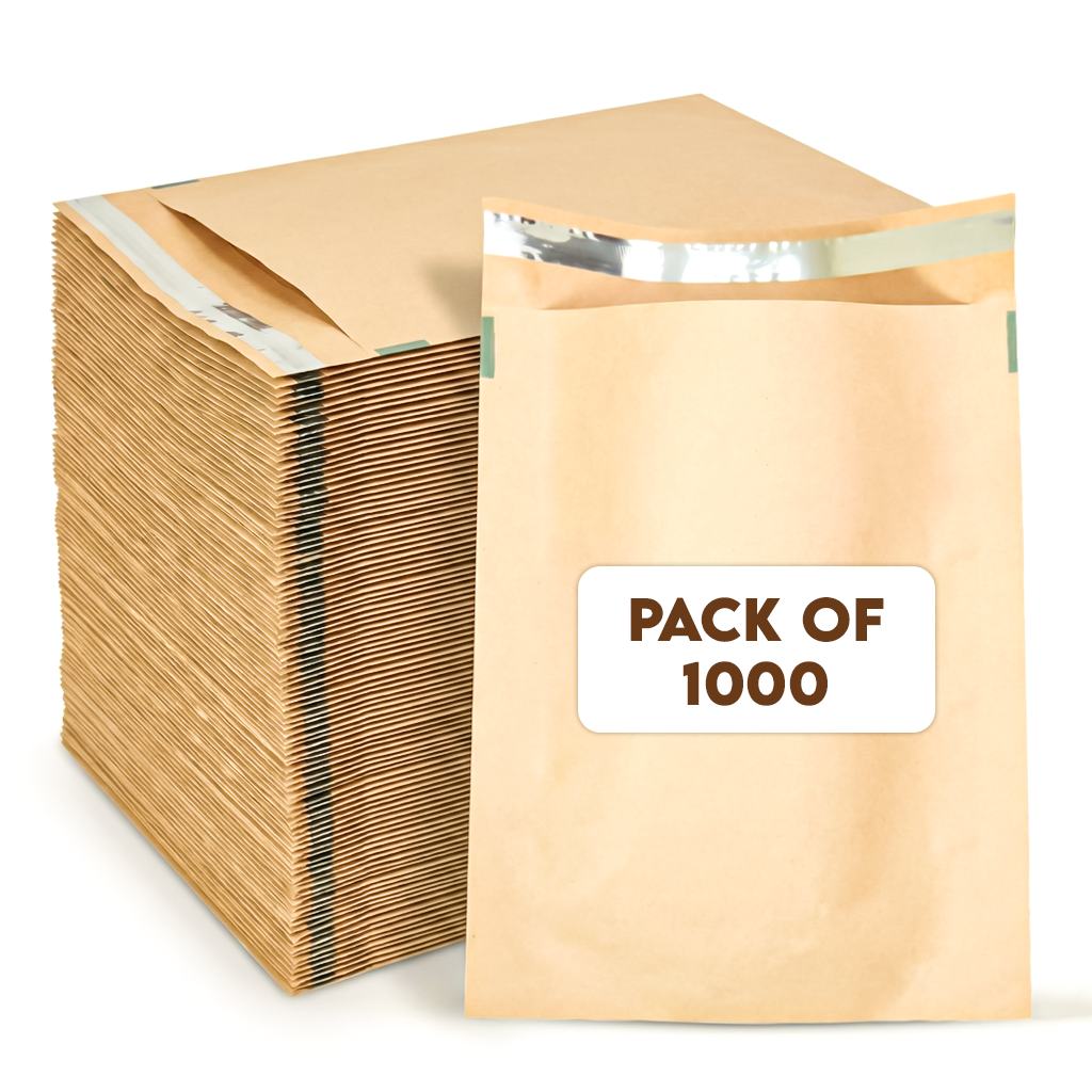 Papierversandtasche - braun