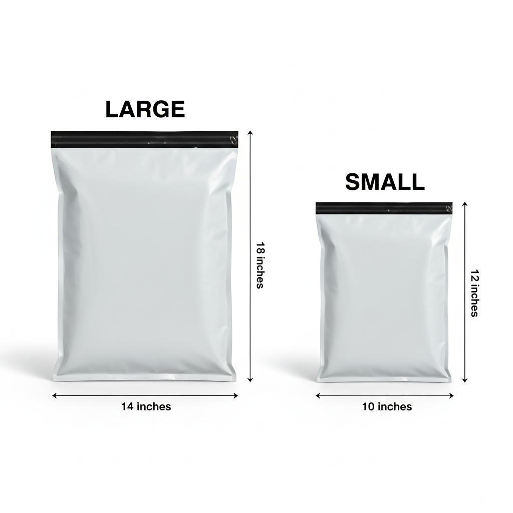 Poly Mailer bags– grey pack of 250